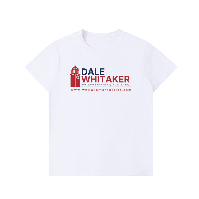 Campaign T-Shirt, white tee with the Friends of Jason Scaggs logo across the chest.